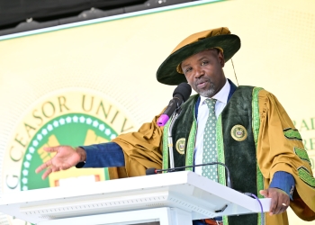 Deputy Speaker Thomas Tayebwa called on Ugandan universities at King Ceasor University's graduation to prioritize investment in research and innovation to develop unique solutions for Africa's challenges.
