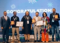 2024 AYuTe NextGen winners with leaders of Heifer International