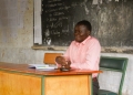 George Ogaba, head teacher at Onwards and Upwards Secondary School - Buloba, speaks during the recent media literacy training workshop.