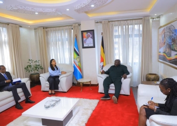 Venezuelan Ambassador Fatima Yesenia Fernandez Juarez meets Ugandan Minister Oryem Henry Okello to discuss strengthening bilateral ties after new embassy opens in Kampala.