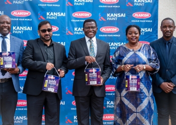 Plascon donates UGX 50 million in paint for Bulange Mengo refurbishment, drawing commendation from Katikkiro Charles Peter Mayiga for their corporate social responsibility.