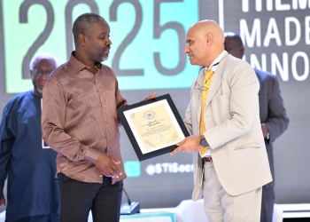 Dei BioPharma Chief Executive Officer Hitesh Upreti received the accolade on behalf of Dr. Magoola