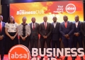 Absa team with partners in a group photo after the launch of Absa Business Club