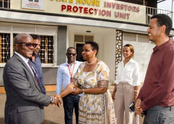 During a meeting held at SHIPU offices in Kampala, Col. Nakalema assured the delegation of the Eritrean investors led by Mr. Samuel Tsegoi, the Managing Director of Concord Apartments, that President Yoweri Museveni “is always directing to ensure that we are supporting the investors and that their investments are well protected.”