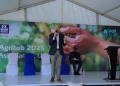 Luis Alfredo Pérez, Yara Executive Vice President for Africa and Asia giving his address at the launch of Agri-hub