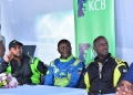 (L-R) Rally drivers Oscar Ntambi, Nasser Mutebi, and Mike Mukula Jr.