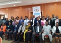 UHRC Chairperson, Lady Justice Mariam Wangadya, Commissioners of UHRC and other stakeholders who participated in the workshop.