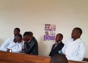 Some of the accused persons in court on Friday.