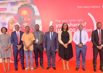 Some of the winners in a photo moment with Absa officials
