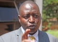 Hon. David Bahati addresses journalists following the NRM primary election, vowing to continue serving the people of Ndorwa County West