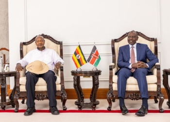 Presidents Museveni and Ruto, moments after signing eight new bilateral agreements strengthening Kenya-Uganda ties.
