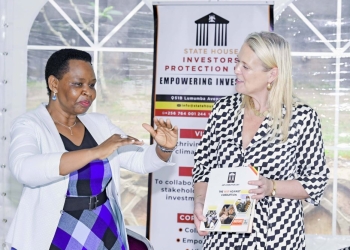 SHIPU head meets the British High Commissioner to Uganda Lisa Chesneyon