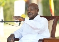 President Yoweri Museveni addresses sugarcane farmers, millers, and manufacturers at Kityerera State Lodge on Wednesday, August 6, 2025.