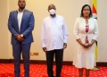 The President met His Majesty King Oyo Nyimba Kabamba Iguru Rukidi IV and his delegation at State House, Entebbe, on Monday, September 15, 2025.