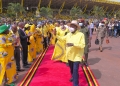 The flag was handed to President Museveni by the NRM First National Vice Chairperson Alhaji Moses Kigongo as he rallied the electorate to support the best choice for Uganda's continuity.