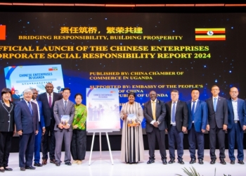 Hon. Rukia Nakadama, third Deputy Prime Minister and other officials after the report launch on Wednesday