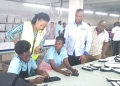 Uganda's Minister of Labour, Esther Anyakun, confronts investors at Kapeeka Industrial Park after workers allege beatings and abusive treatment. The Minister demands investors comply with labour laws and improve unsafe working conditions.