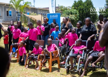 Children at the Angel Centre for Children with Special Needs utilize the specialized Cerebral Palsy (CP) chairs donated by Ecobank Uganda. This essential equipment is helping the children become more functional and improving their well-being.