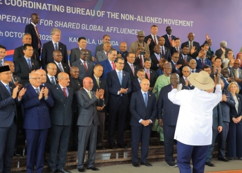 Ugandan President Museveni opens the NAM Ministerial Meeting in Kampala, calling for Global South unity, economic equity, and a binding U.N. Right to Development treaty.
