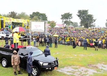 During his Teso campaign launch, President Museveni announces a plan to restock livestock with five cows per homestead and promises to eliminate fees in Universal Primary and Secondary Education by paying all teachers through the government.