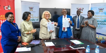 The partnership, signed at Makerere's Main Administration Building, will focus on research initiatives in areas including climate science, early childhood development and elderly care, wildlife ecology and conservation management, technology and sustainable agriculture.