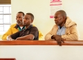 The three accused persons in court on Monday.