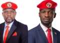A montage photo shows NUP President Robert Kyagulanyi, right, known as Bobi Wine, and singer Mathias Walukagga. Walukagga recently received the NUP endorsement to contest the Busiro East parliamentary seat, a move that sparked debate over candidate qualifications.