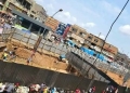 Part of Nakivubo Channel under construction.