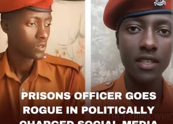 The Uganda Prisons Service dismisses warder Lawrence Ampe for allegedly criticising NRM leadership and engaging in partisan activities on TikTok.
