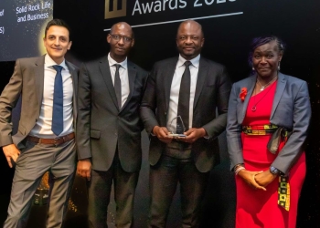 Solid Rock with its regional award at the ECI Awards