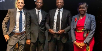 Solid Rock with its regional award at the ECI Awards