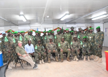 Brig. Gen. Jackson Kayanja takes command of the Ugandan contingent in Somalia, succeeding Brig. Gen. Joseph Ssemwanga Musoke in the African Union mission.