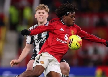 Patrick Chinazaekpere Dorgu scored a first-half volley to lead Manchester United to a 1-0 Boxing Day win over Newcastle United at Old Trafford.