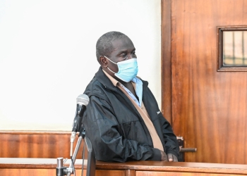 Accused: Godfrey Ssekidde Lubowa in Court.