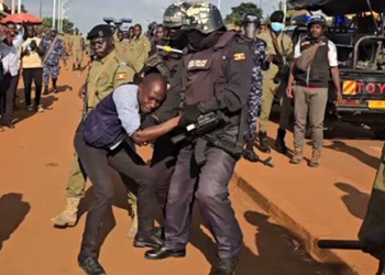 Ivan Mbadi during the incident