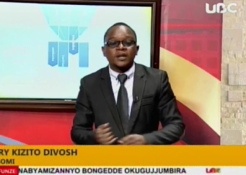 Divosh Kizito during his days at UBC Television