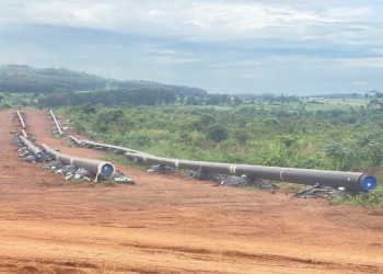 Oil Pipeline under construction