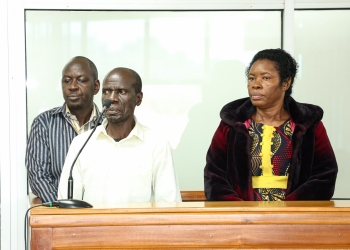 Acused persons in court today.