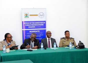 DPP Lino Anguzu (2nd Right) and other stakeholders.