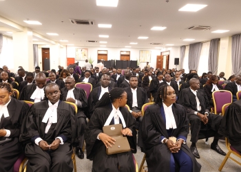 Some of the Lawyers during their enrollment early this year.