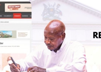 President Yoweri Museveni has strongly criticized senior journalist Andrew Mwenda for opposing government funding toward local scientists and innovators, including Dr. Matthias Magoola.