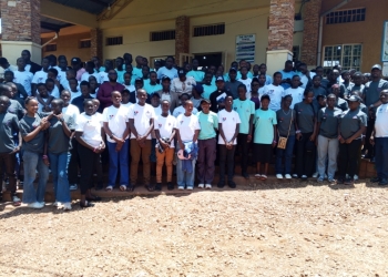 Some of the Participants with organizers at St Maria Goretti Katende on Monday