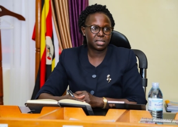 Chief Registrar Agnes Alum during the meeting.