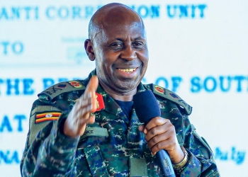 Brig Gen Henry Isoke addressing the Returnees